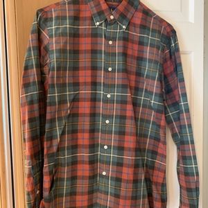 Men's "M" Ralph Lauren plaid shirt